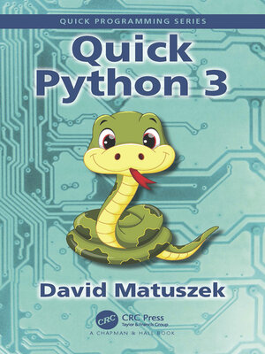 cover image of Quick Python 3